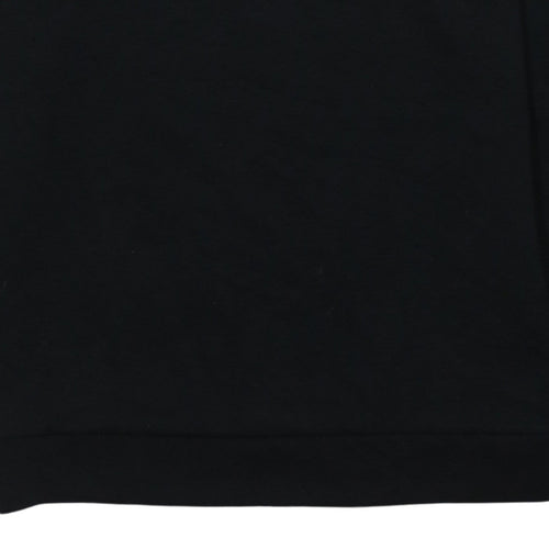 Reebok Men's Black Camouflage Sleeve Crew Neck Sweatshirt S