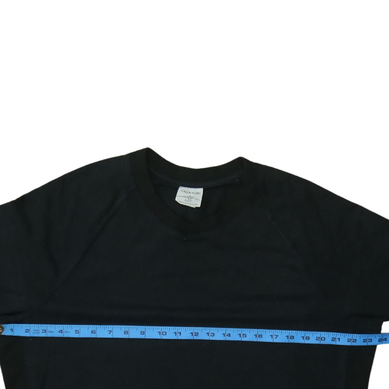 Calvin Klein Men's Black L Pullover Crew Neck Sweatshirt