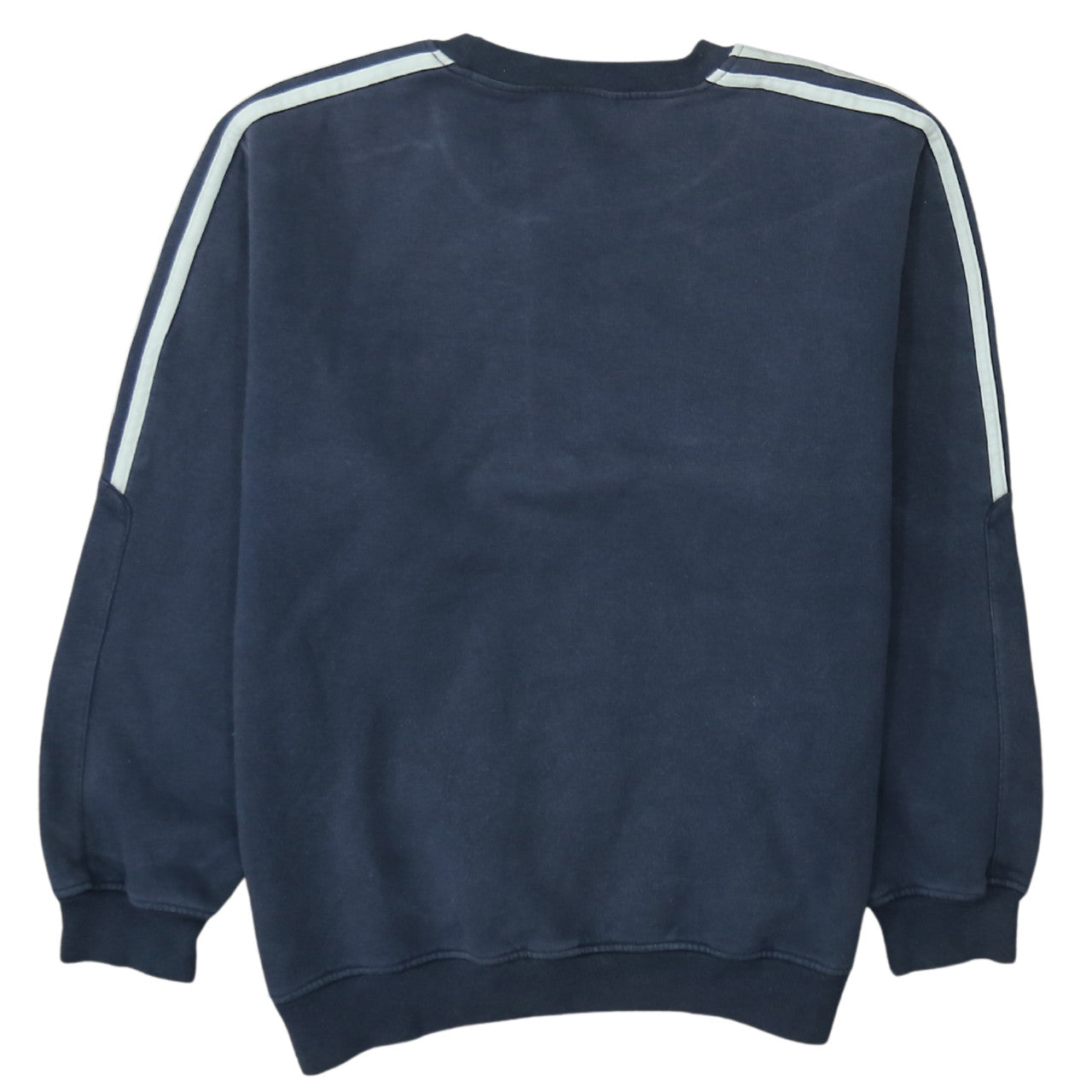 Adidas Men’s Blue Crew Neck Pullover Sweatshirt Size S Sports Style