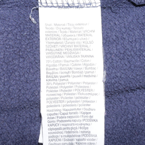 Adidas Men’s Blue Crew Neck Pullover Sweatshirt Size S Sports Style