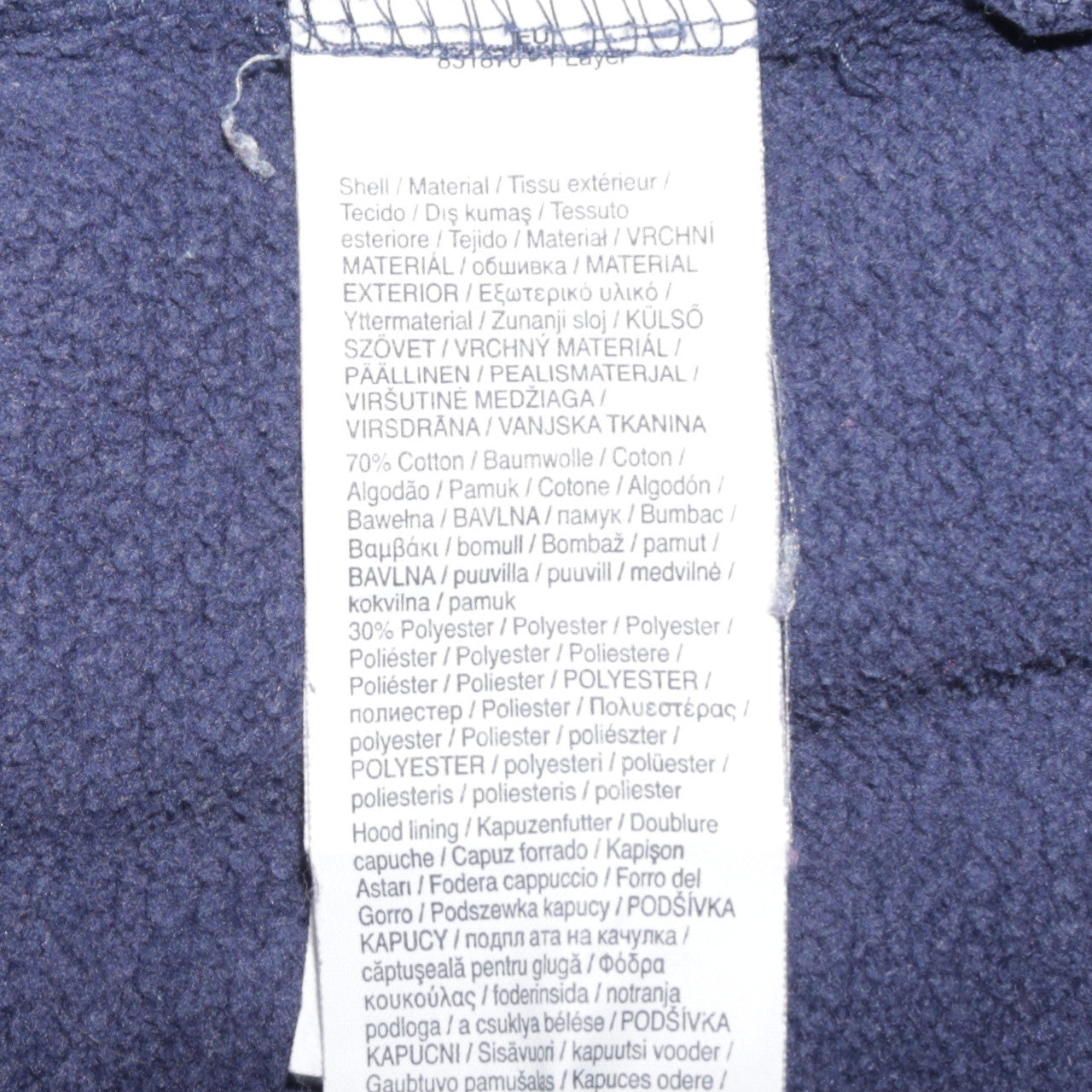 Adidas Men’s Blue Crew Neck Pullover Sweatshirt Size S Sports Style