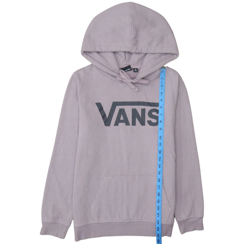 Vans Women’s Purple Pullover Hoodie S Cotton Blend Logo Casual