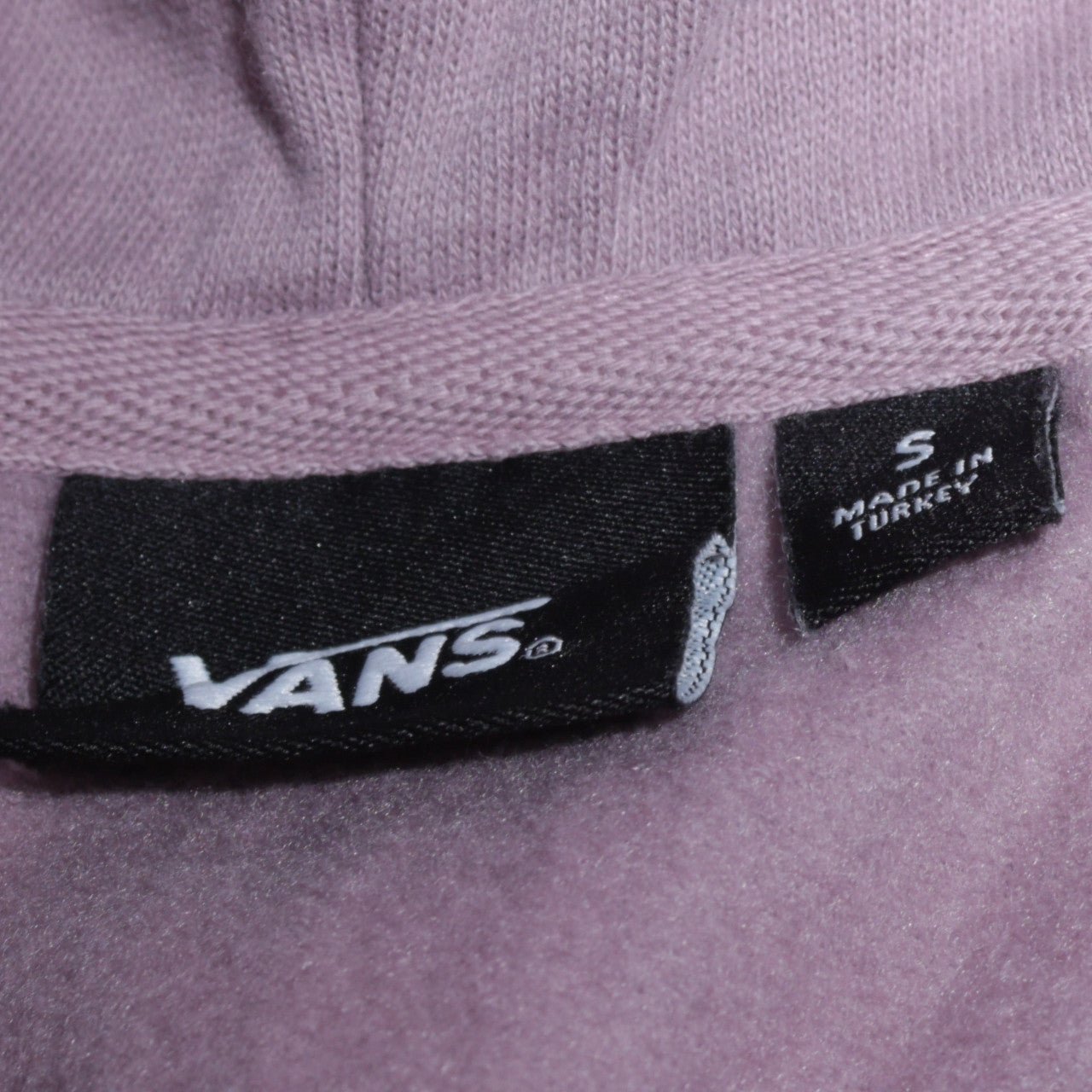 Vans Women’s Purple Pullover Hoodie S Cotton Blend Logo Casual