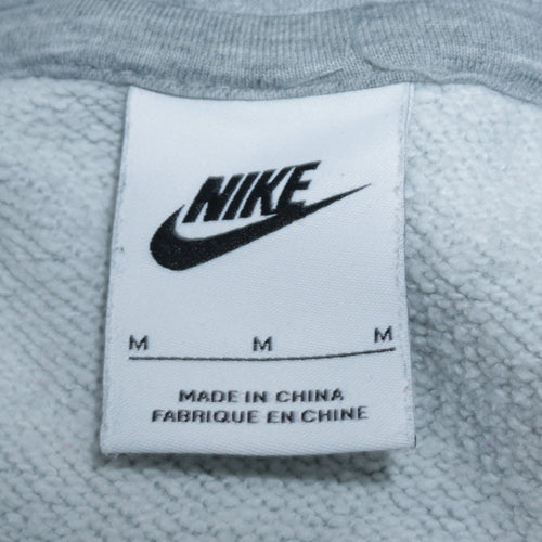 Nike Men's Grey Pullover Hoodie M Regular Fit Sportswear