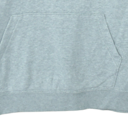 Nike Men's Grey Pullover Hoodie M Regular Fit Sportswear