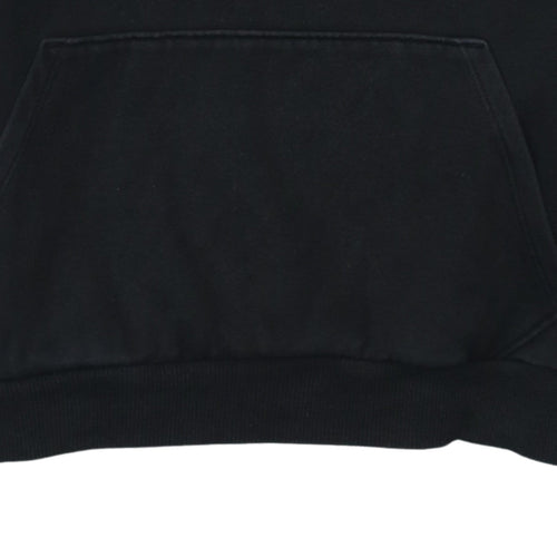 Puma Men’s Black Pullover Hoodie Medium Fleece Logo Sweatshirt