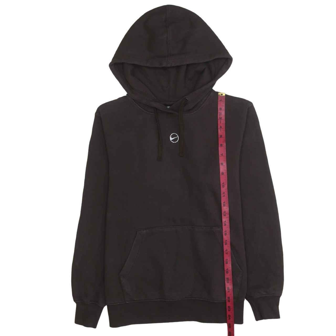 Nike Men's Black Small Loose Fit Pullover Hoodie