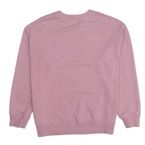 Levi's Womens Pink Crew Neck Logo Sweatshirt Size L