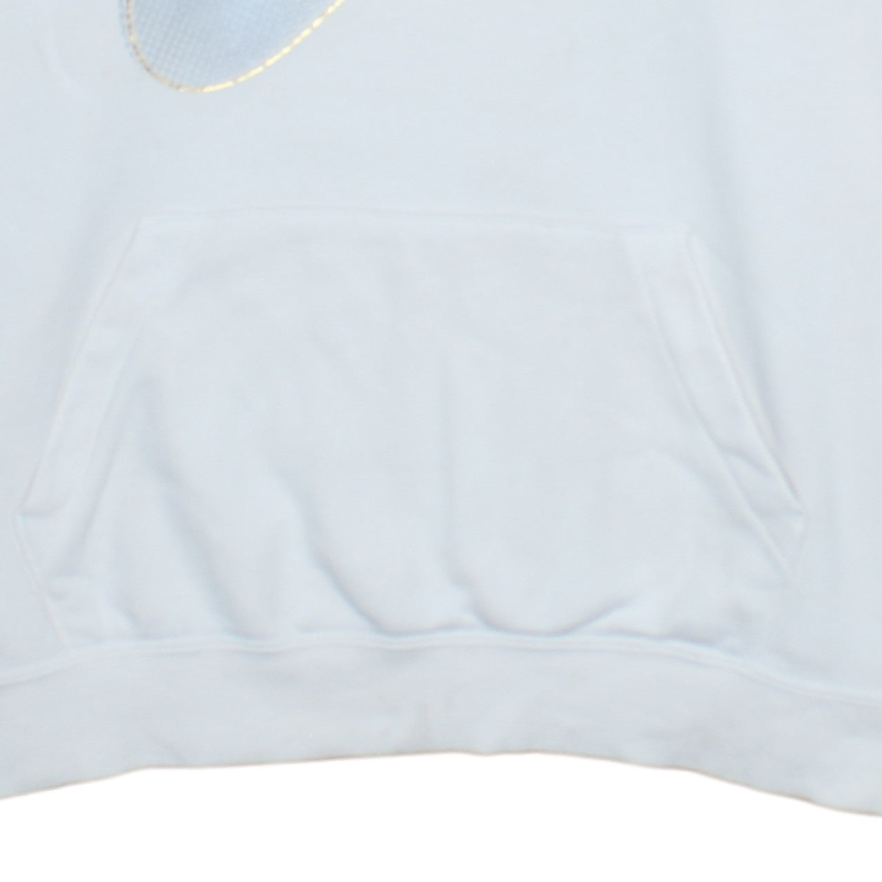 Nike Womens White Hoodie Medium Pullover Drawstring Sweatshirt