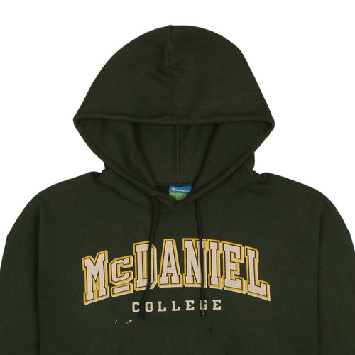 Champion Men’s Green McDaniel College Pullover Hoodie XL Fleece