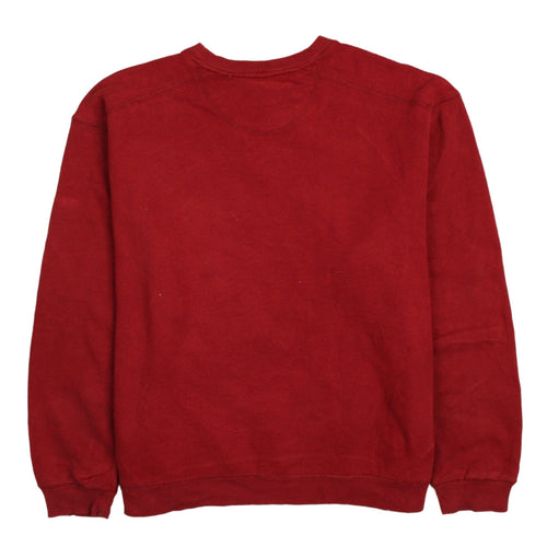 Starter Men's Red Crew Neck Pullover Sweatshirt Size L