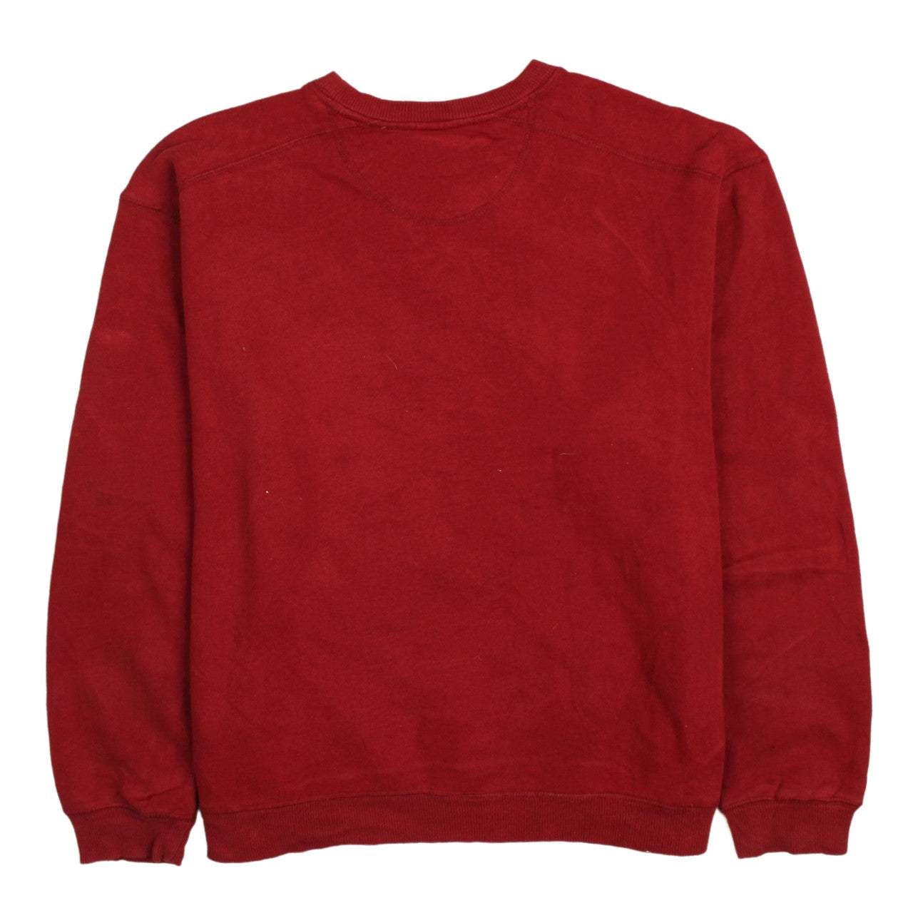 Starter Men's Red Crew Neck Pullover Sweatshirt Size L