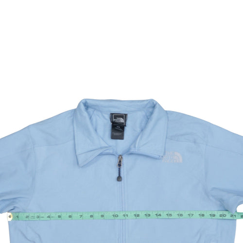 The North Face Women's Blue Track Jacket M Full Zip Lightweight
