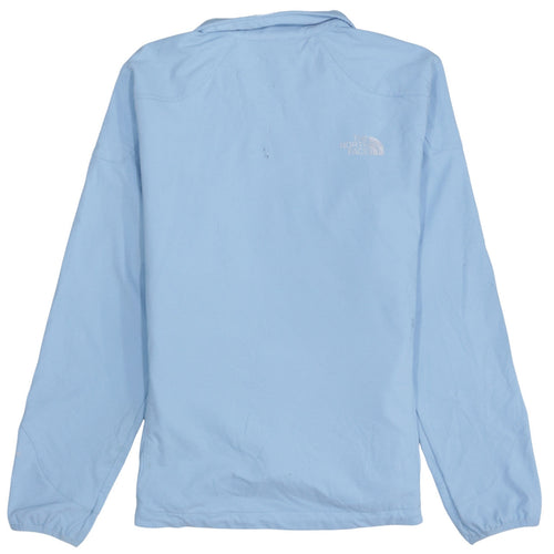 The North Face Women's Blue Track Jacket M Full Zip Lightweight