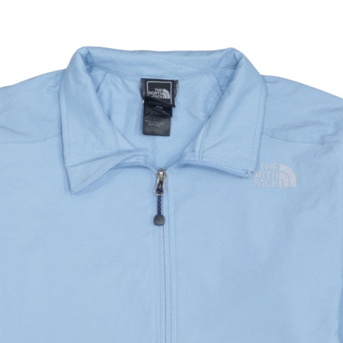 The North Face Women's Blue Track Jacket M Full Zip Lightweight