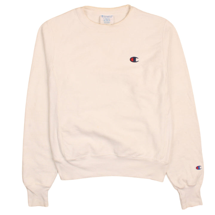 Champion Womens Ivory XS Reverse Weave Pullover Sweatshirt