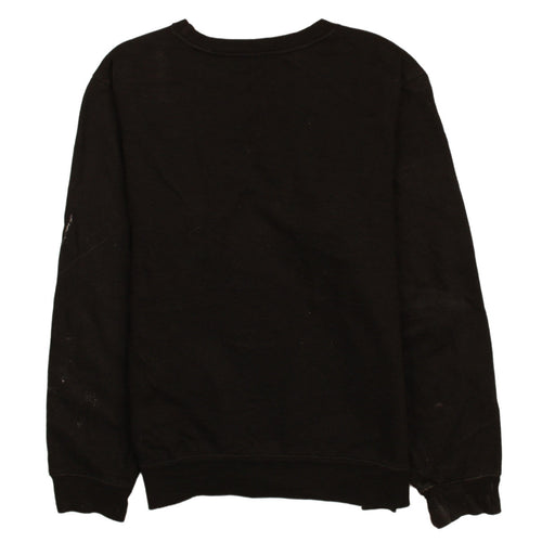 Champion Womens Black XL Pullover Sweatshirt with Pink Logo