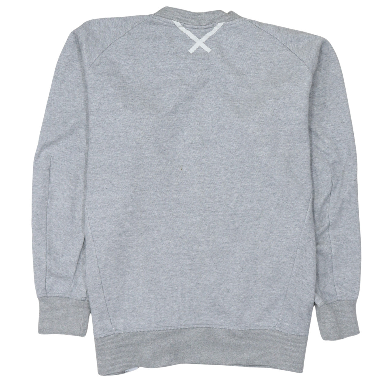 Adidas Mens Grey Crew Neck Pullover Sweatshirt Size M