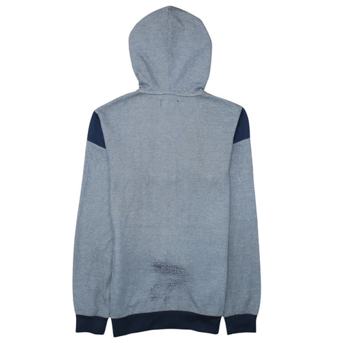 Adidas Men’s Grey Full Zip Hoodie Small Regular Fit Sports Style