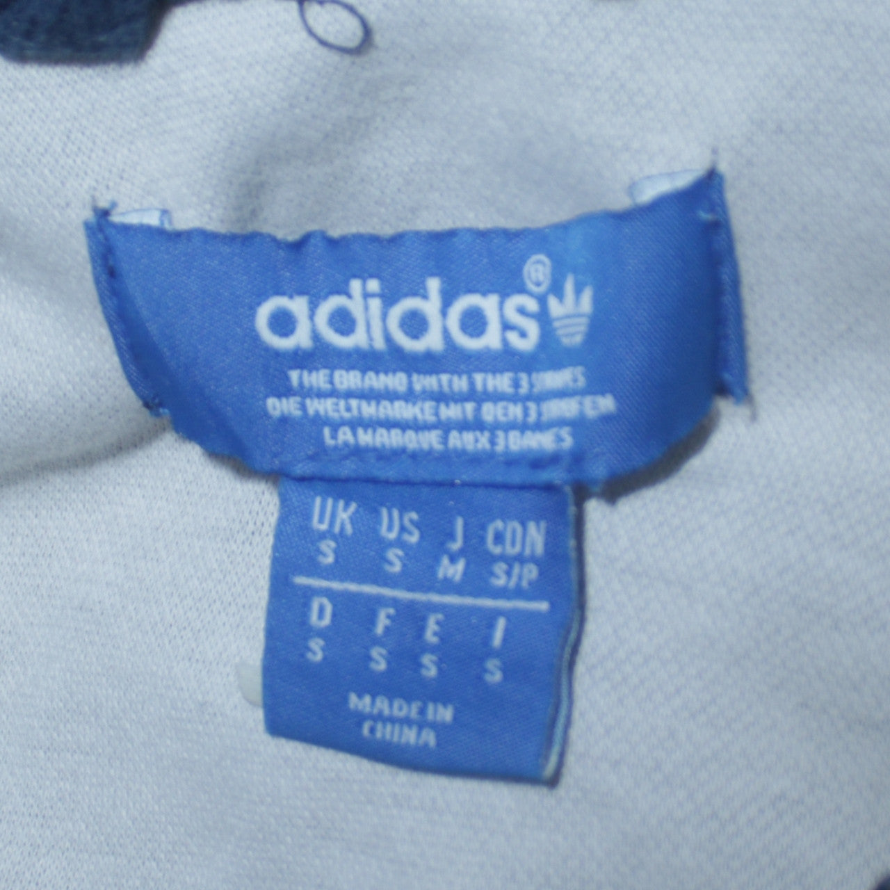 Adidas Men’s Grey Full Zip Hoodie Small Regular Fit Sports Style