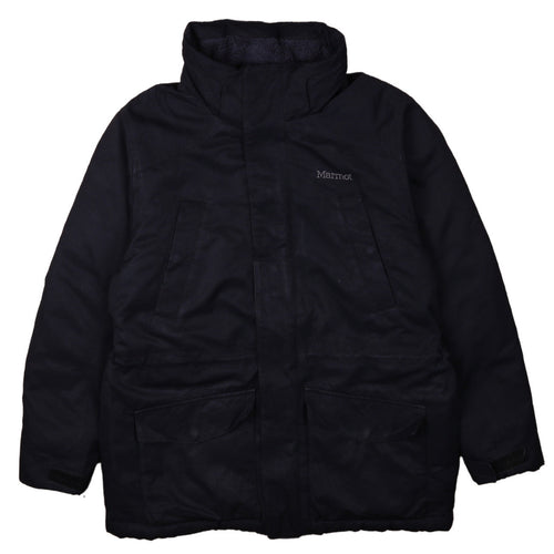 Marmot Men's Black XL Parka Jacket Waterproof Windproof Winter Coat