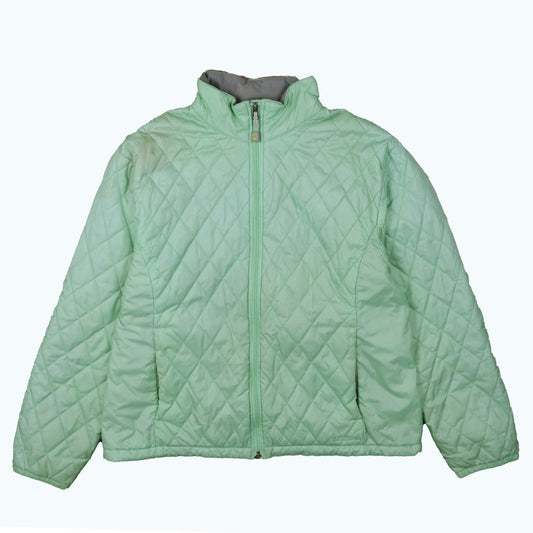 L.L.Bean Women's Green Quilted Polyester Jacket Size L
