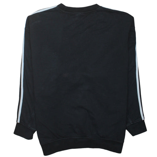 Adidas Women Black Size 12 Crew Neck Pullover Sweatshirt
