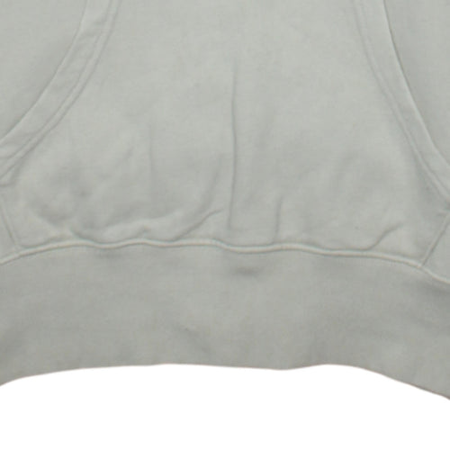 Champion Men's Beige Small Pullover Hoodie with Logo Front
