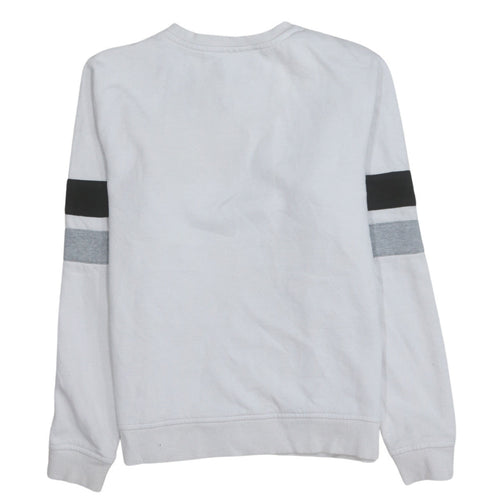 FILA Men’s White Logo Pullover Sweatshirt Size S