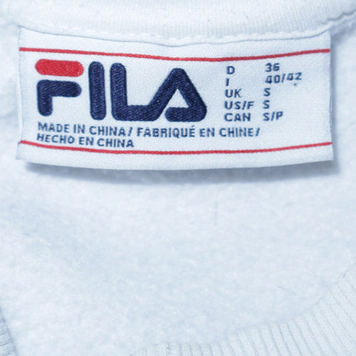 FILA Men’s White Logo Pullover Sweatshirt Size S