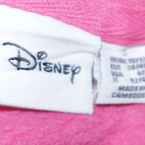 Disney Women’s Pink Minnie Mouse Pullover Sweatshirt Size S