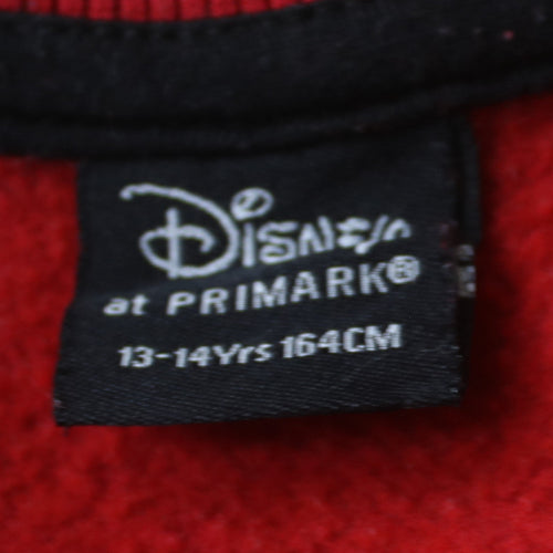 Disney at Primark Girls Red Mickey Mouse Sequin Christmas Sweatshirt 13-14 Years