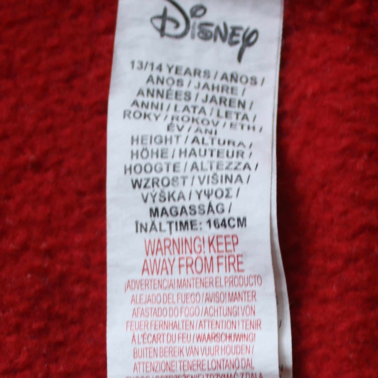 Disney at Primark Girls Red Mickey Mouse Sequin Christmas Sweatshirt 13-14 Years