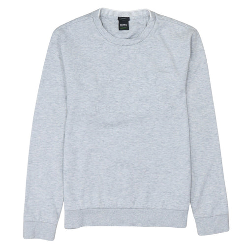 Hugo Boss Men's Grey Slim Fit Crew Neck Sweatshirt M