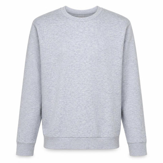Front view of Hugo Boss Men's Grey Slim Fit Crew Neck Sweatshirt M