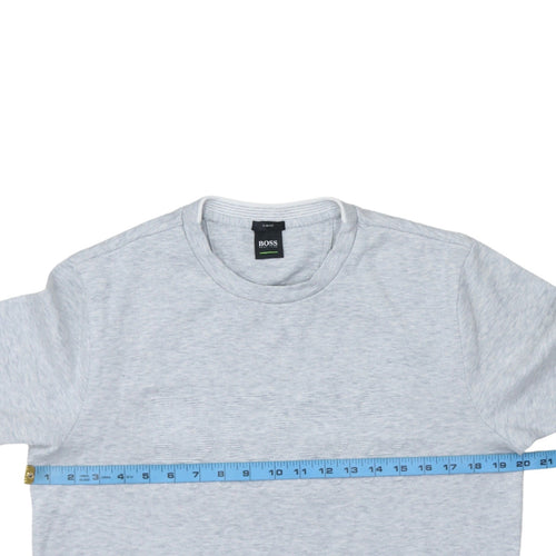 Hugo Boss Men's Grey Slim Fit Crew Neck Sweatshirt M