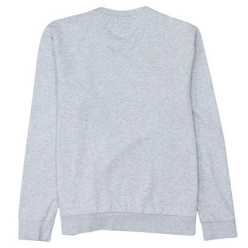 Hugo Boss Men's Grey Slim Fit Crew Neck Sweatshirt M