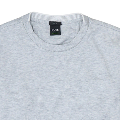 Hugo Boss Men's Grey Slim Fit Crew Neck Sweatshirt M
