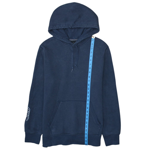 Canterbury Men's Blue Pullover Hoodie L Logo Sports Fleece