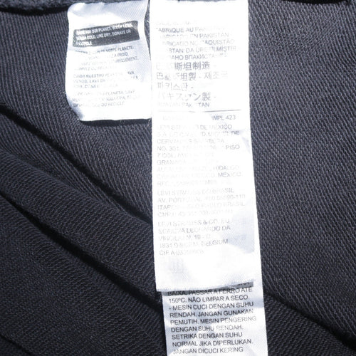 Levi's Men's Black 2XL Crew Neck Pullover Sweatshirt