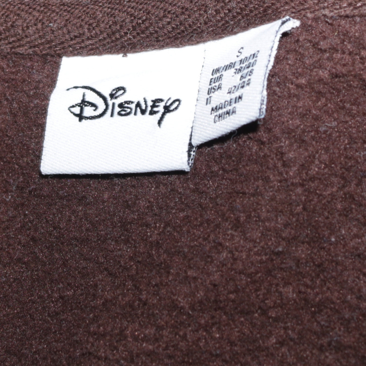 Disney Primark Women Brown Bambi Sweatshirt Size S Crew Neck Pullover