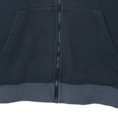 Nike Men's Black Full Zip Hoodie M Sports Fleece Sweatshirt