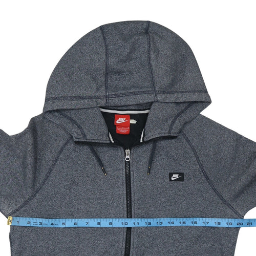Nike Men's Grey Full Zip Hoodie Size M Regular Fit