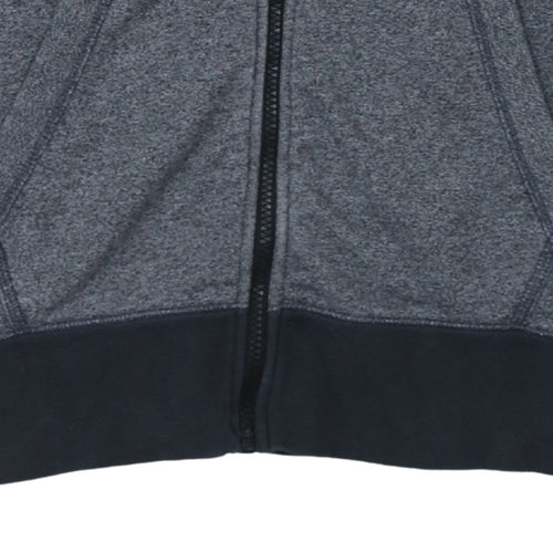 Nike Men's Grey Full Zip Hoodie Size M Regular Fit