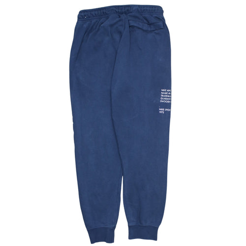 Nike Men's Blue Swoosh Logo Sweatpants Joggers M