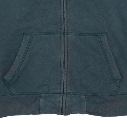 GAP Kids Boys Blue Full Zip Hoodie 13 Years Classic Fleece Sweatshirt