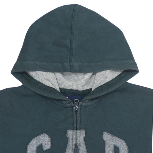 GAP Kids Boys Blue Full Zip Hoodie 13 Years Classic Fleece Sweatshirt