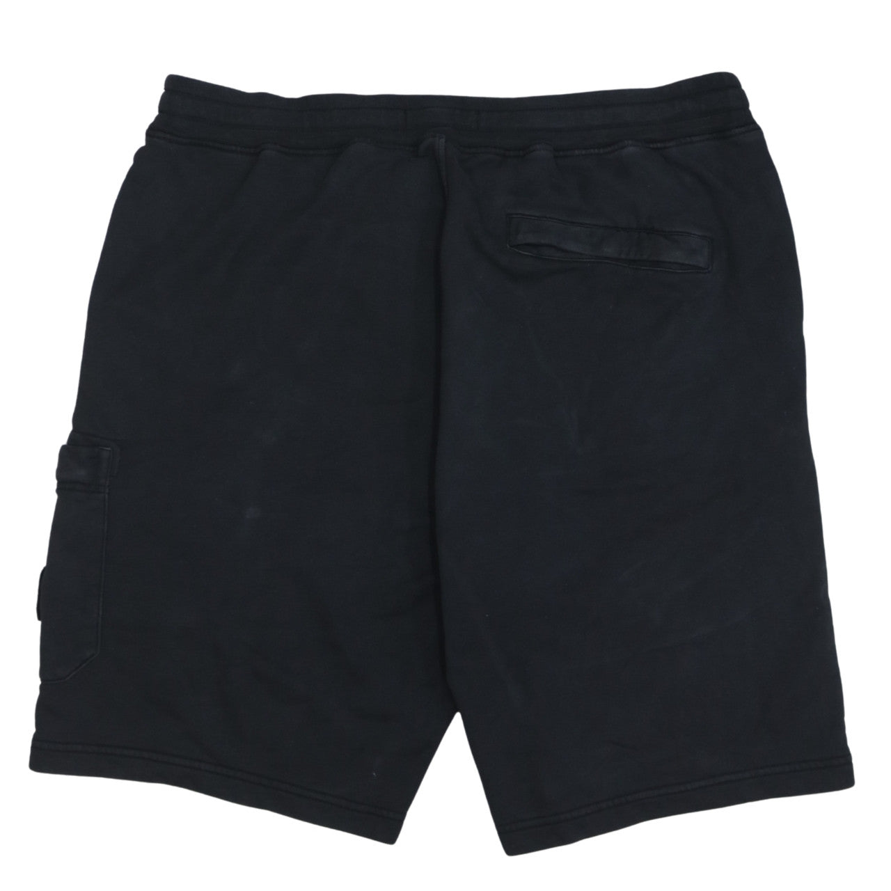 Stone Island Men's Black Cargo Jersey Shorts Size L
