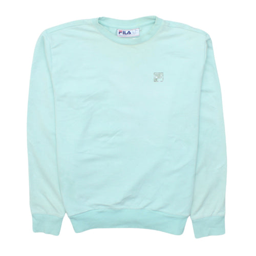 FILA Boys Green Crew Neck Long Sleeve Pullover Sweatshirt Size S