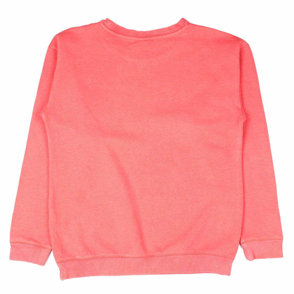 Puma Womens Pink Crew Neck Pullover Sweatshirt Size 12